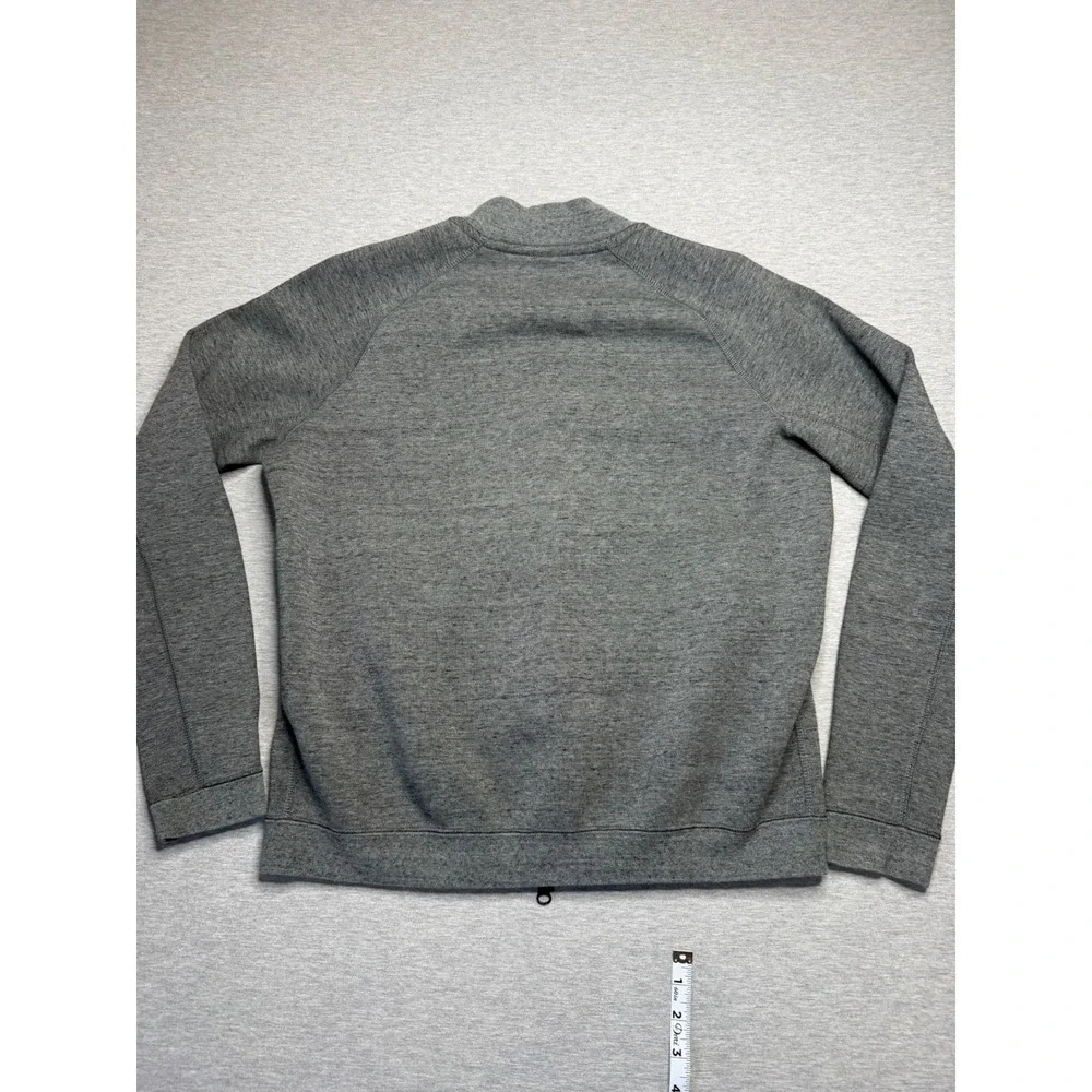 Nike Tech Fleece Bomber Jacket Mens Medium Grey Full Zip Sweatshirt 678508-037